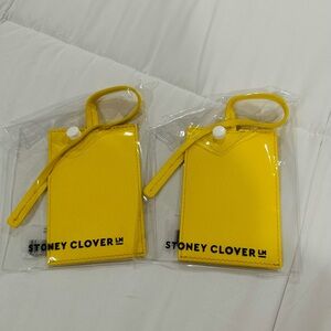 2 Stoney Clover Lane NWT lemon luggage tags